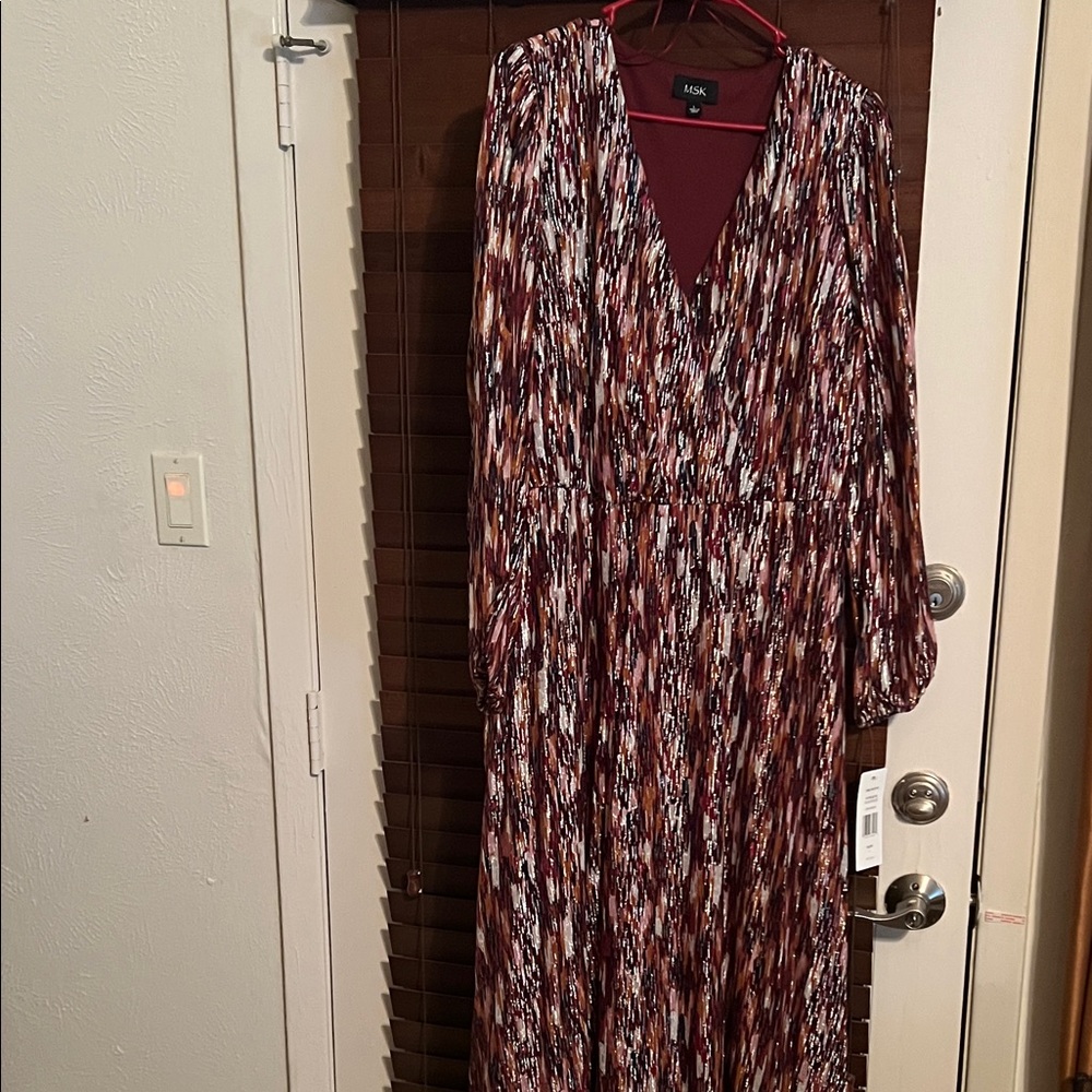 MSK Multicolor Maxi Dress